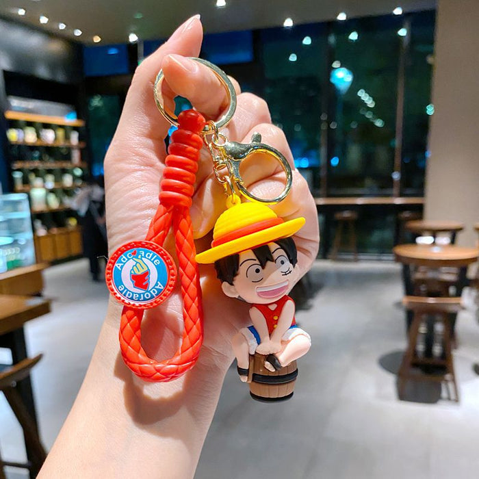 Wholesale Metal Keychain Cartoon Anime Cosplay Bag Charm Gift for Car Key Accessory MOQ≥2
