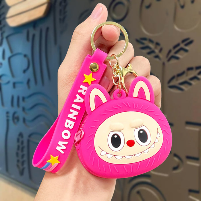 Wholesale Creative  Coin Purse Keychain School Bag Small Pendant Card Holder Lipstick Key Chain Kidsren' s Reward Small Gift