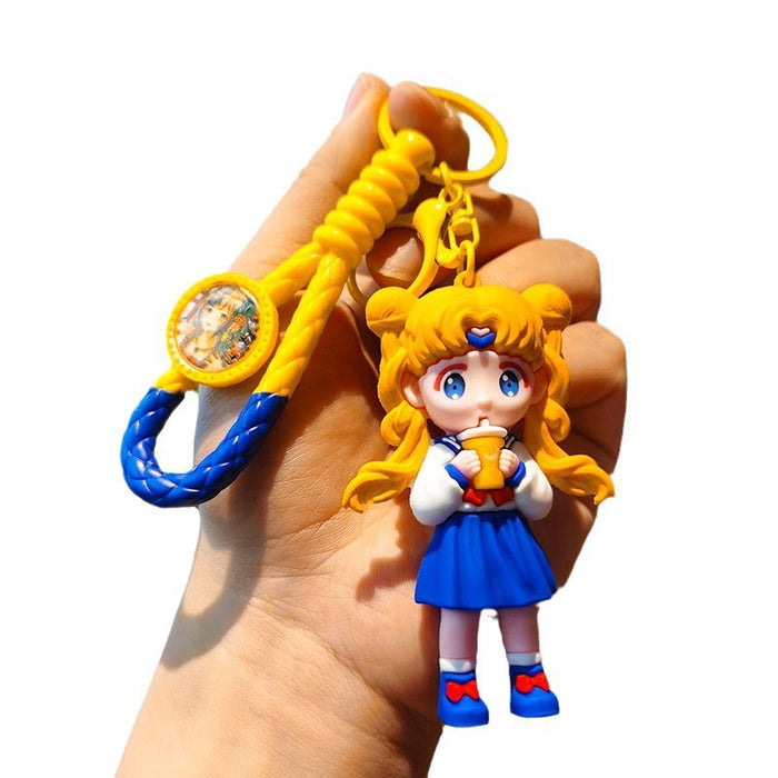 Wholesale Cartoon Doll Silicone Keychain JDC-KC-Tingm216