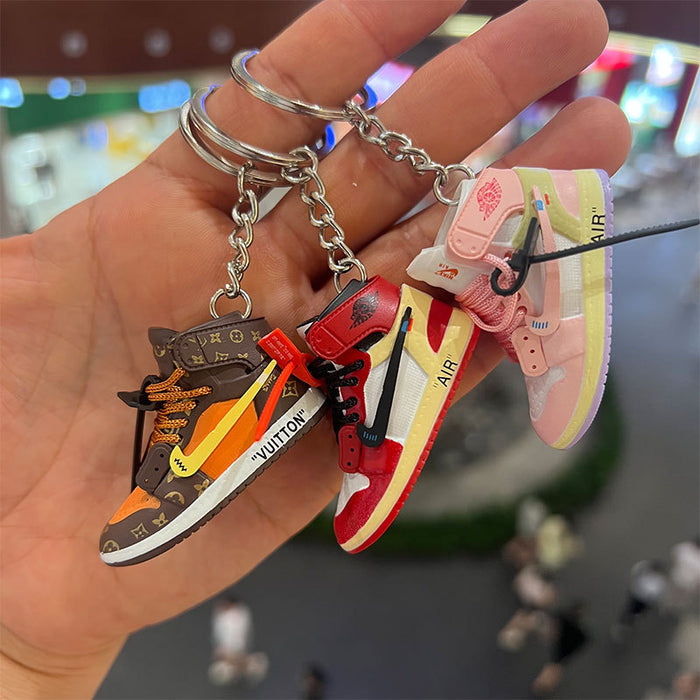 Wholesale PVC Shoe Mold Keychain JDC-KC-XingS002