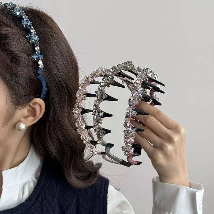 Wholesale Hair Accessories with Diamond Hair Band Hair Accessories Hair Clips