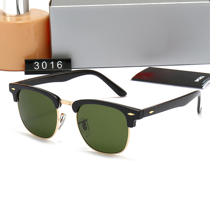 Wholesale New Glass Sunglasses Fashion Trend Casual Sunglasses Vacation Casual Sunglasses