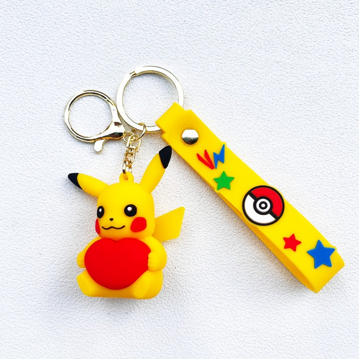 Wholesale PVC Cartoon Doll Keychain JDC-KC-WuYi218