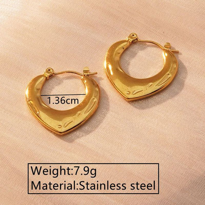 Wholesale Stainless Steel Solid Earrings JDC-ES-JW013