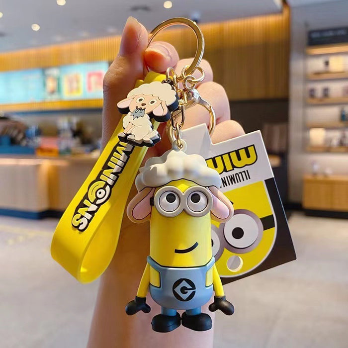 Wholesale Cartoon Cute Key Chain Doll Drop Glue Car Keychain Pendant