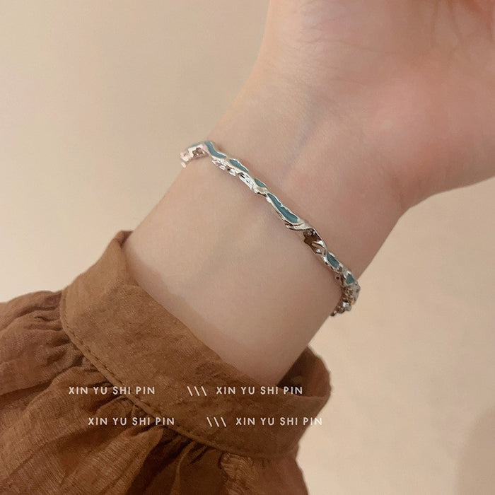 Wholesale Butterfly bracelet with niche design, high-end feel, floral zircon jewelry, versatile, light luxury, exquisite