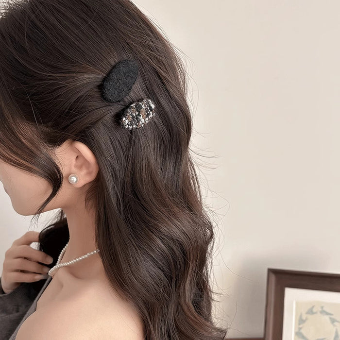 Wholesale   Wool Hairpin Women's Headwear Hairpin Bangs Clip Knitted Side Clip Broken Hair Clip