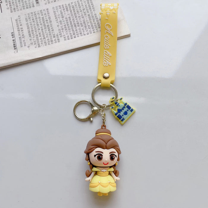 Wholesale Cute Cartoon Three-dimensional Silicone Keychain JDC-KC-JuShu031