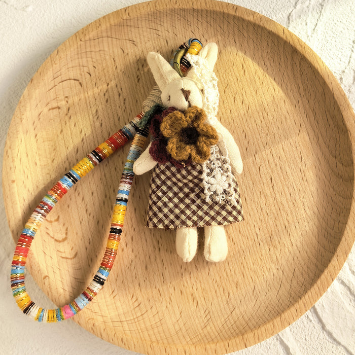Wholesale Handmade Cartoon Animal Fabric Keychain Bag Charm - Cute Little Bear Pig Duck MOQ≥2