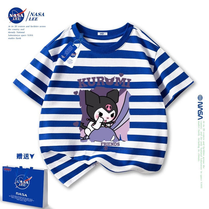 Wholesale Cartoon Cute Cotton Girls T-shirt Short Sleeve JDC-CTS-LuY001