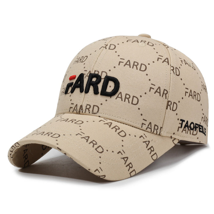 Wholesale Baseball cap, embroidered duck tongue cap, fashionable and casual versatile hat, outdoor sports sun shading and sun protection hat