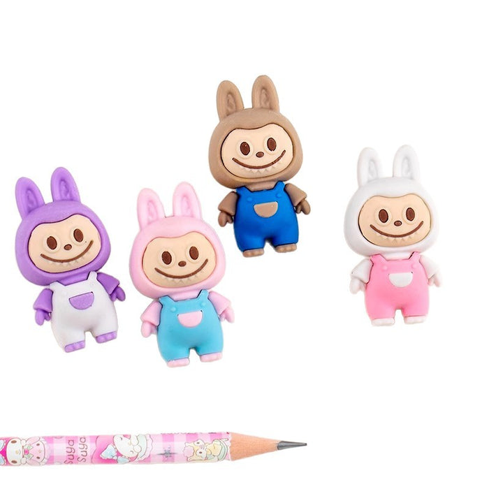 Wholesale Cartoon Rabu Eraser Boxed Primary School Eraser Children' s Prize Stationery Gift