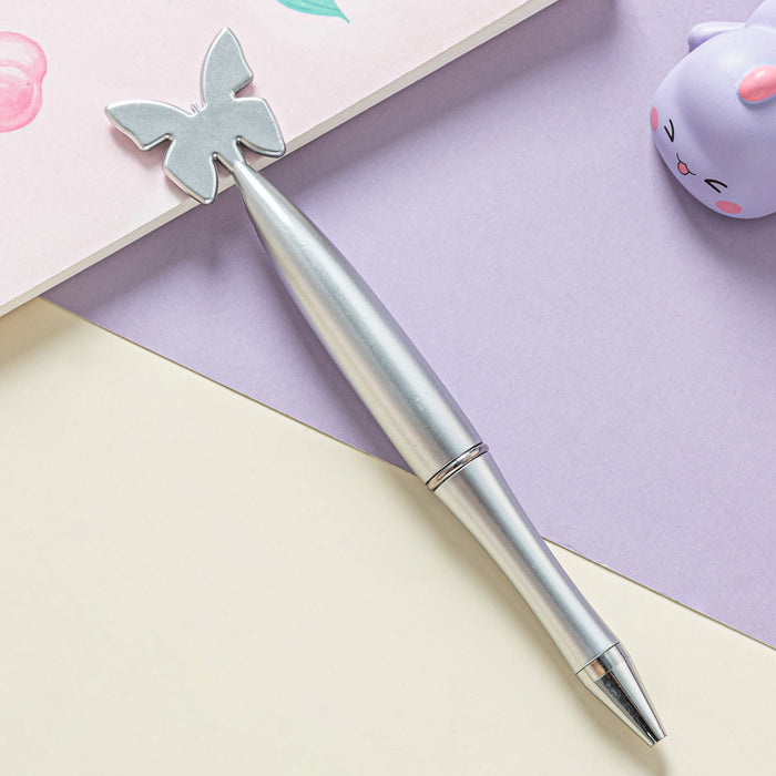 Wholesale Ballpoint Pen Plastic Butterfly Rotating Gel Pen JDC-BP-HongD001