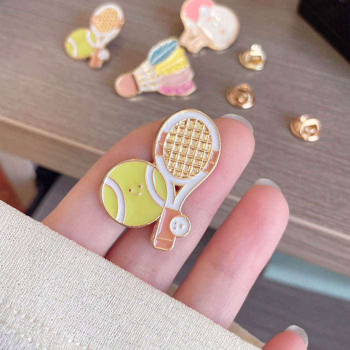 Wholesale Sports Series Metal Brooch