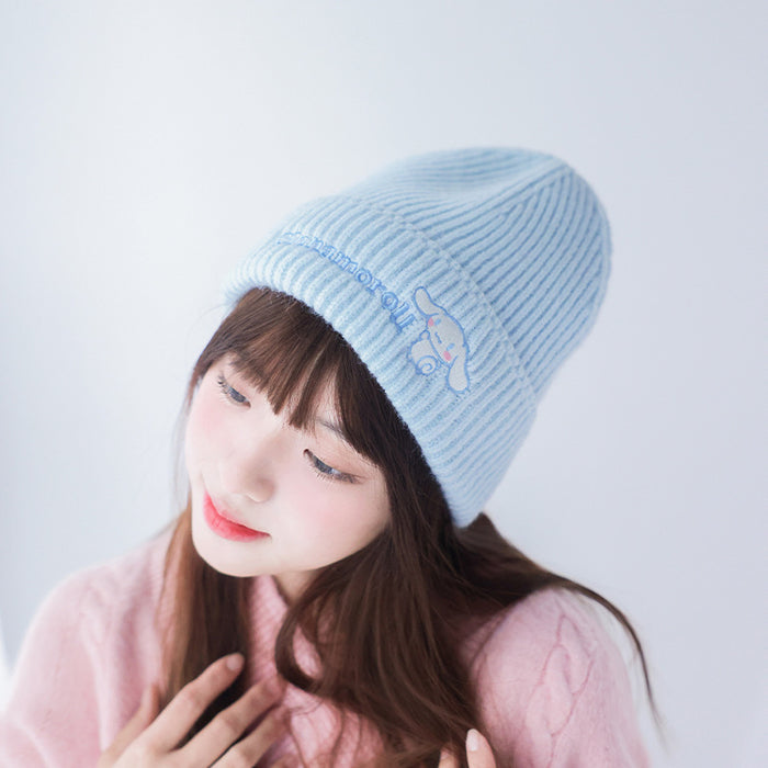 Wholesale Winter Warm Monochrome Knitted Wool Hats Cartoon Cute Hats (S) JDC-FH-Binhong001