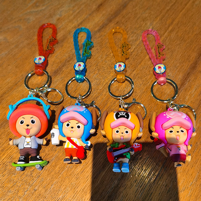 Wholesale Cartoon Doll Silicone Keychain JDC-KC-Tingm254