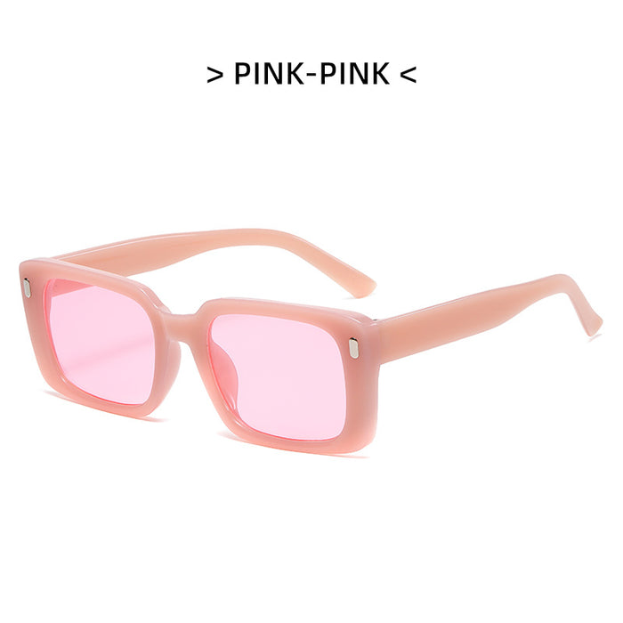 Wholesale Square Small Frame Rice Nail PC Sunglasses JDC-SG-MaN020