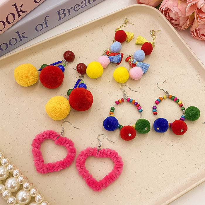 Wholesale  Cartoon  Tassel Earrings Earrings Earrings