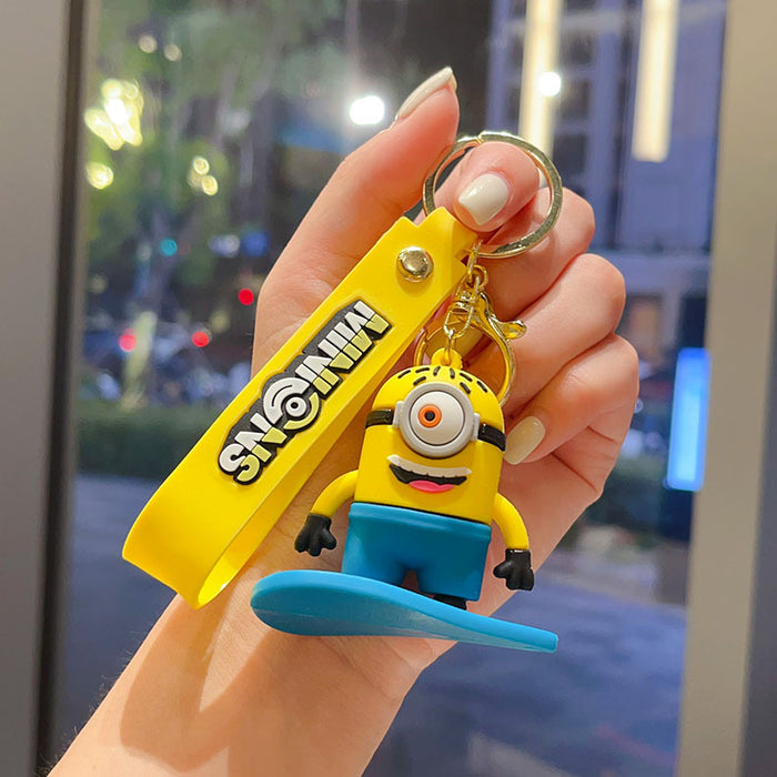 Wholesale Cartoon Keychain Couple School Bag Pendant Children' s Small Gift Car Keychain School Bag Pendant