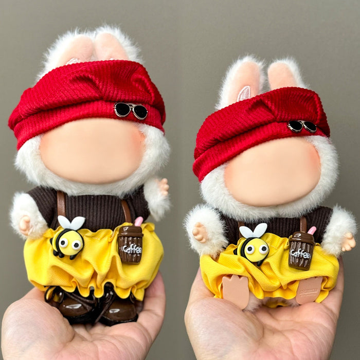 Wholesale Only clothes are suitable for 17cm blind box pendant plush doll clothes