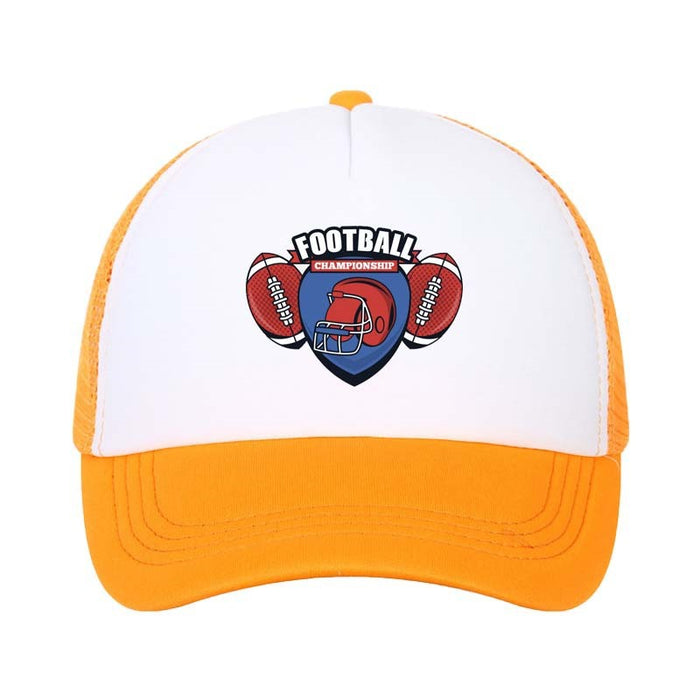 Wholesale Football Print Polyester Baseball Cap JDC-FH-JuH004