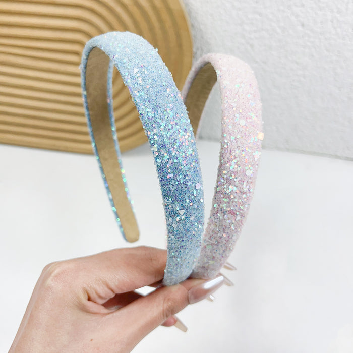 Wholesale Sequins Fabric Headband JDC-HD-ChaoXuan009