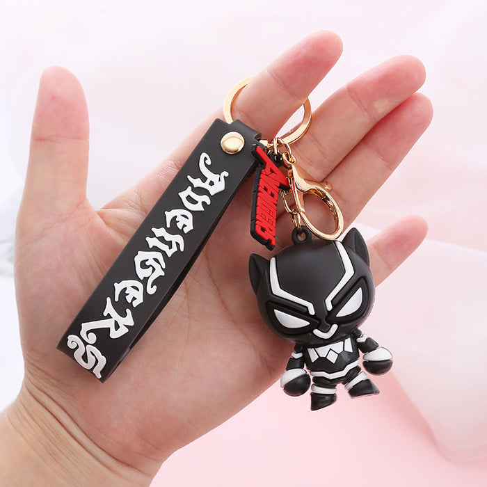 Wholesale Cute Cartoon Soft Rubber Doll Keychain JDC-KC-BoYue009