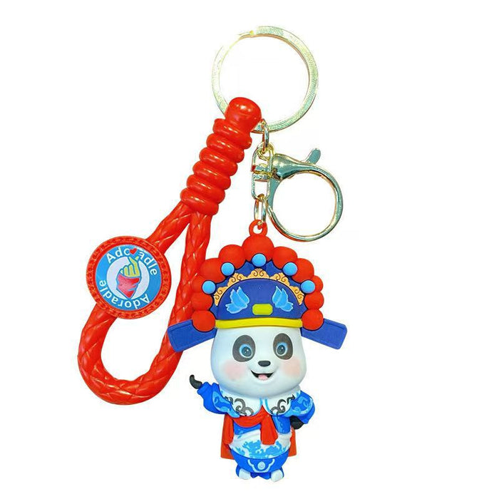 Wholesale Cartoon National Trend Opera Panda Cute Doll Keychain JDC-KC-ZT006