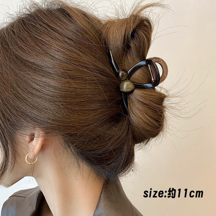 Wholesale brown Hair Clip Women's Head Hair Volume Large Acrylic Clip Children's Hair Clip