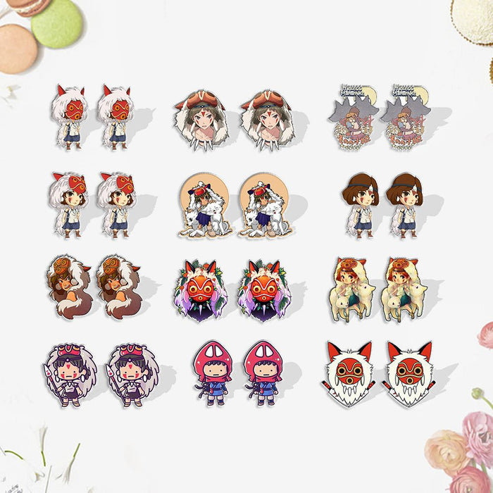 Wholesale Cartoon Anime Acrylic Earrings (F) JDC-ES-XiangL065