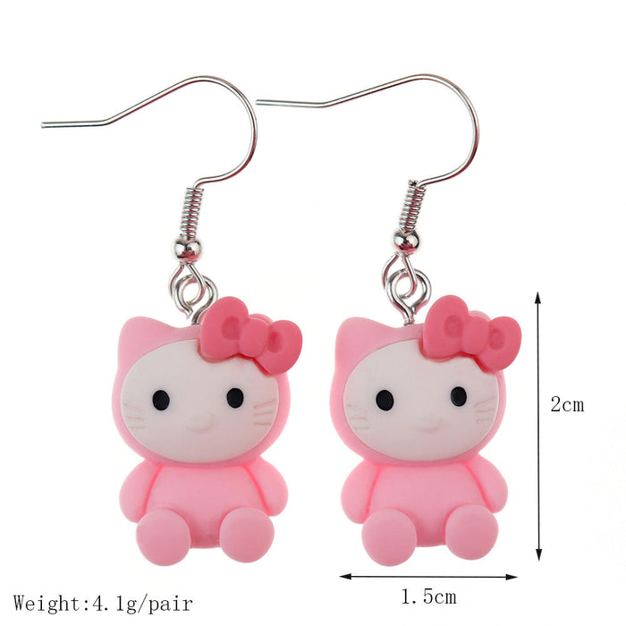 Wholesale Cute Creative Cartoon Animal Earrings JDC-ES-NiQing063