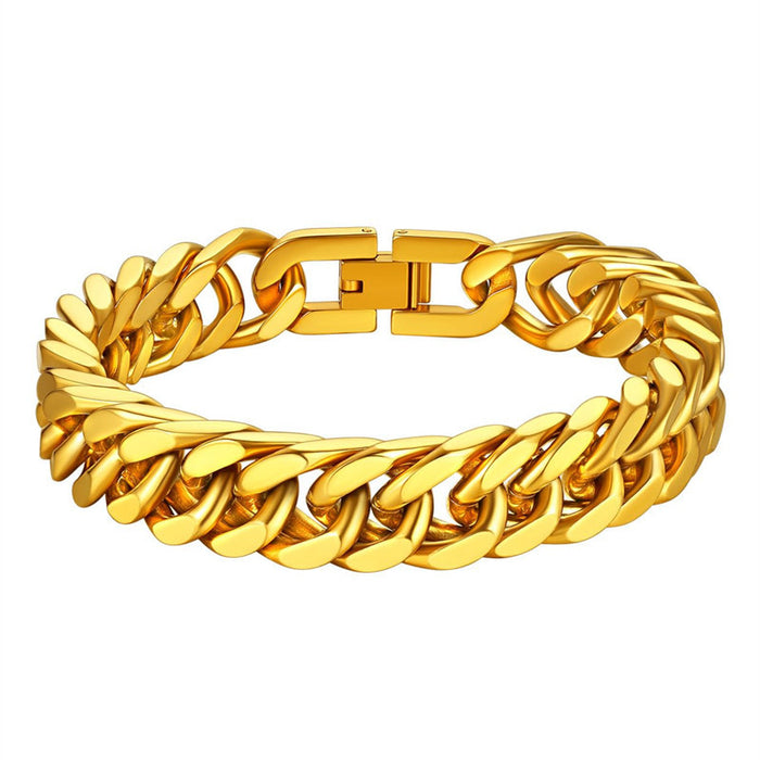 Wholesale Stainless steel bracelet trendy and versatile, simple bracelet