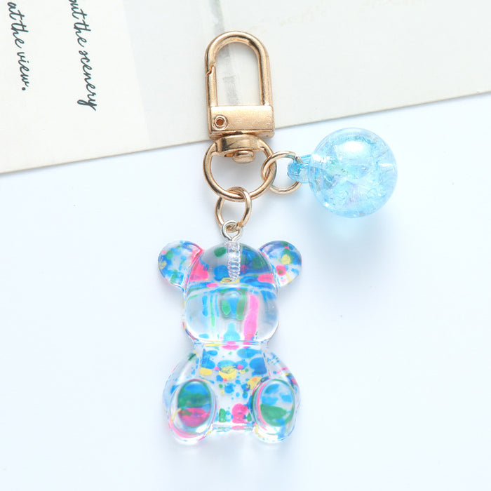 Wholesale  Soft and Cute  Keychain Pendant  Crystal Pearl  Bag Pendant