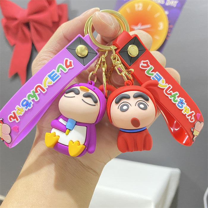 Wholesale PVC Cartoon Doll Keychain JDC-KC-WuYi022