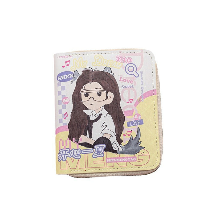 Wholesale Cute Cartoon Buckle Short Wallet