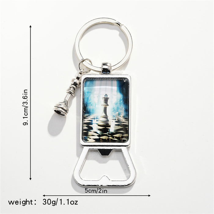 Wholesale Chess Alloy Keychain JDC-KC-HuiWen007