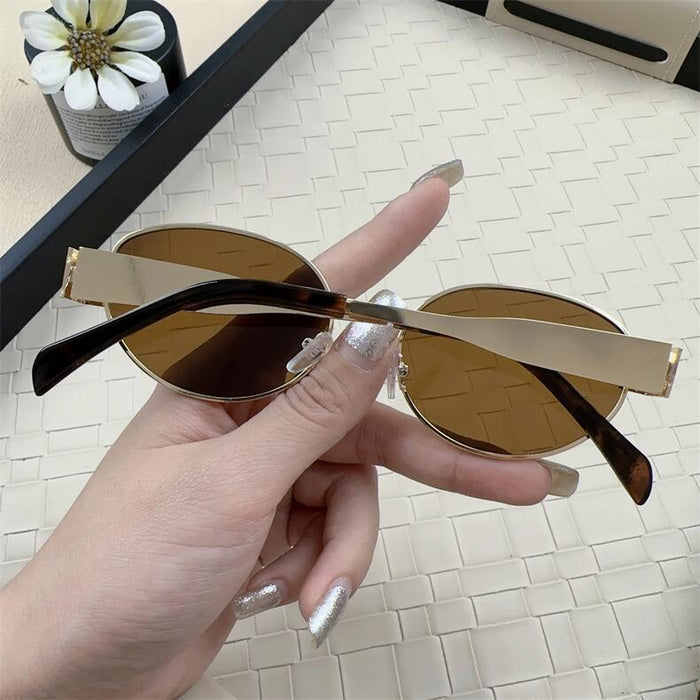 Wholesale Sunglasses Oval Retro Style Small Frame Fashion Sunglasses