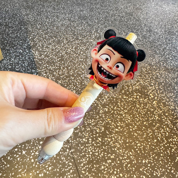 Wholesale Surrounding Pen Soft Grip Gel Pen Cute Press Pen Ballpoint Pen Test Pen Student Pen