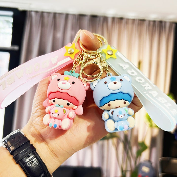 Wholesale PVC Cartoon Doll Keychain JDC-KC-WuYi184