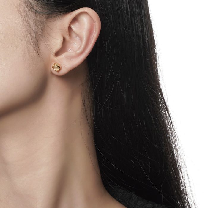 Wholesale earrings S925 sterling silver simple daily commuter earrings for women