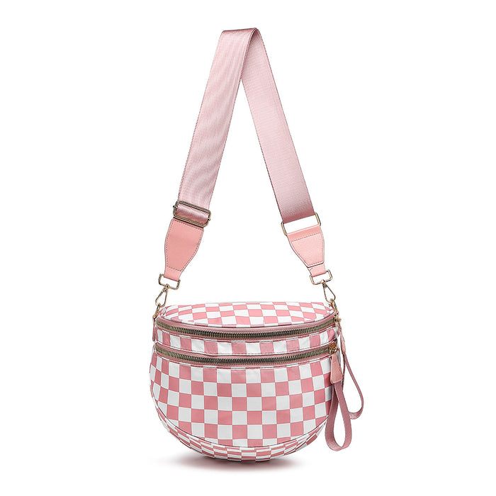 Wholesale Women' s shoulder bag fashionable and versatile Oxford cloth large capacity shell bag lightweight waterproof crossbody sports