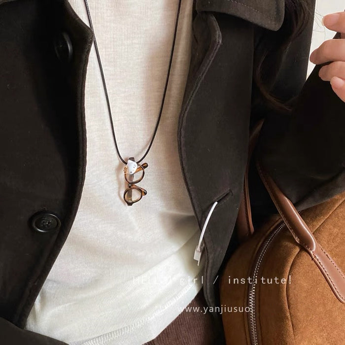 Wholesale Leather Coin Purse Necklace Women's Pendant Earphone Storage Bag