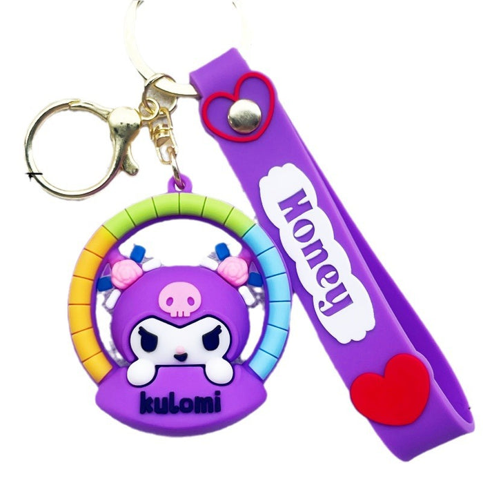 Wholesale PVC Cute Cartoon 3D Doll Keychain JDC-KC-WuYi260