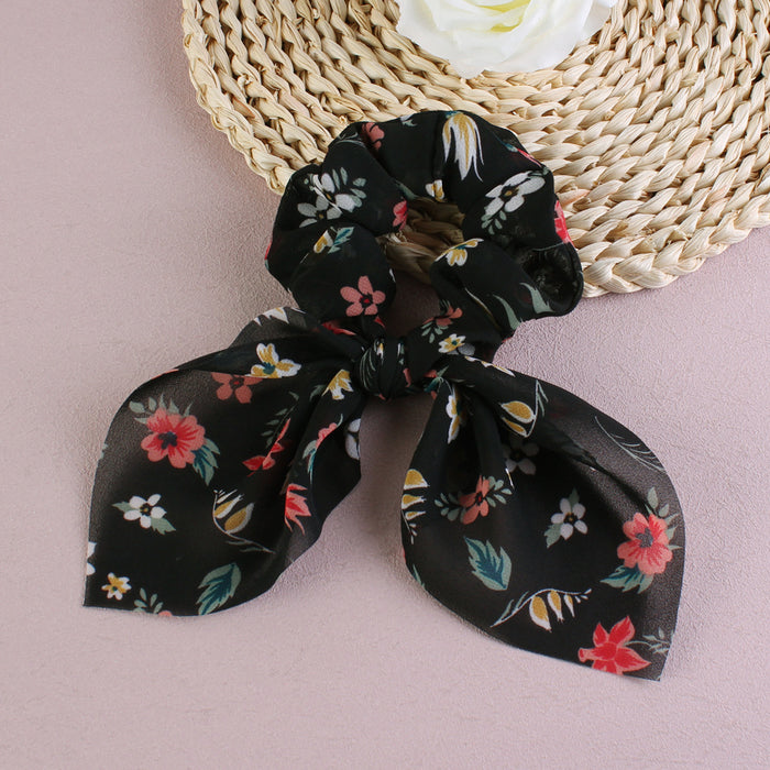 Wholesale hair tie hair ring Easter rabbit ear intestine ring hair accessories