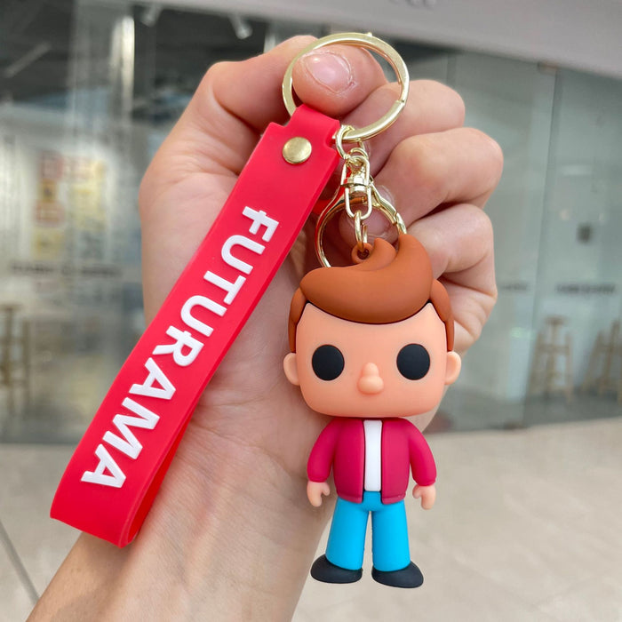 Wholesale Anime keychain, keychain, cartoon figurine, small gift