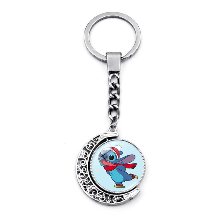 Wholesale Cartoon Alloy Rotating Keychain JDC-KC-HengX027