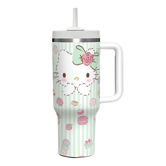 Wholesale 40oz Large Capacity Kitten Big Mac Ice Cup Double-layer Vacuum Car Cup