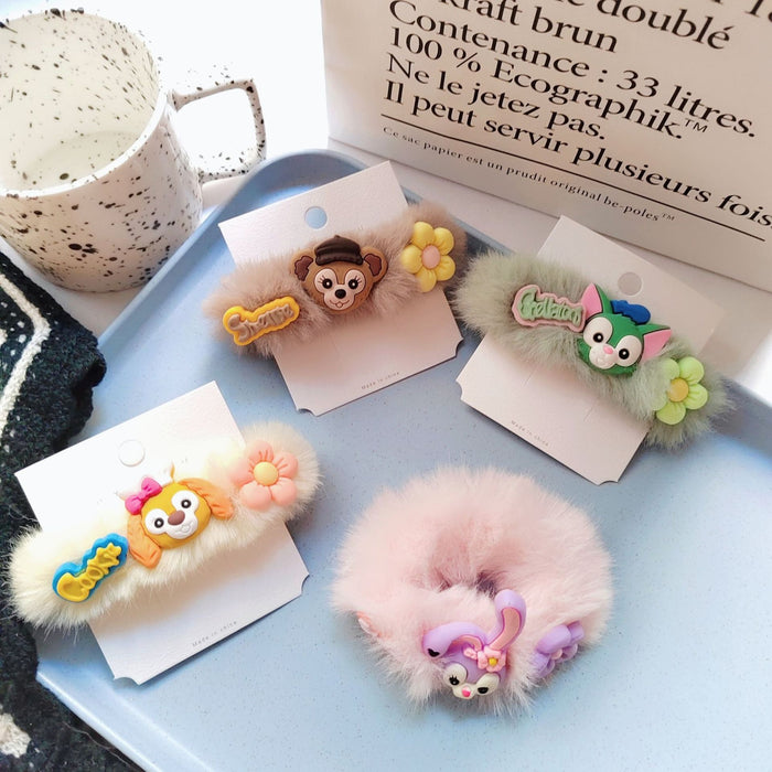 Wholesale Cute cartoon plush hair scrunchies