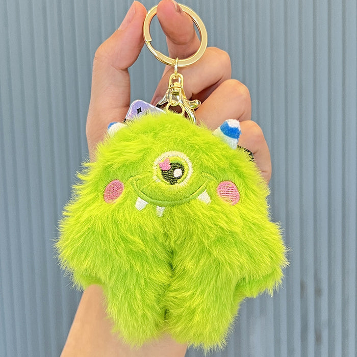 Wholesale  Plush Keychain Doll Bag Charm Cute Cartoon Keychain