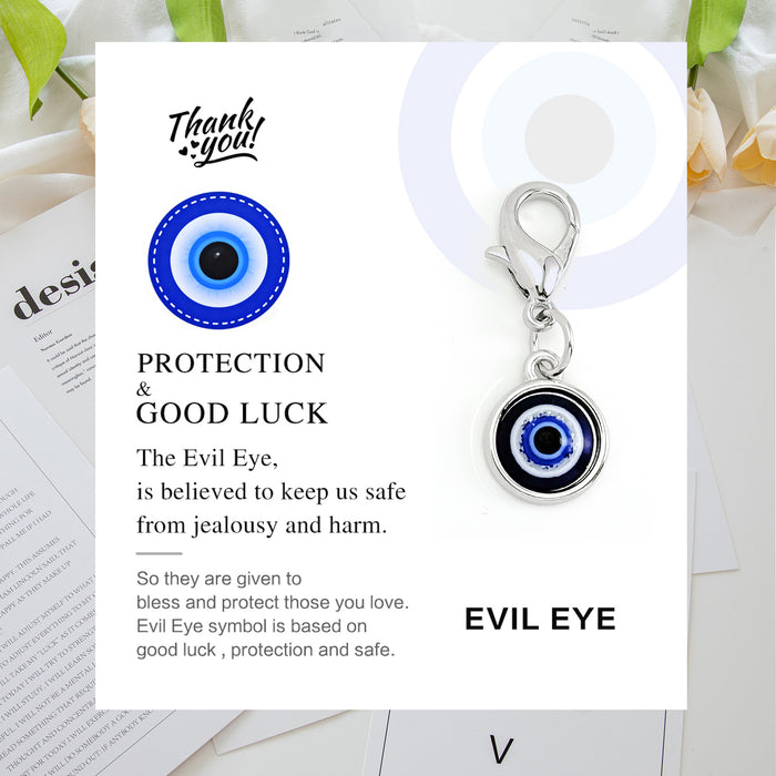Wholesale PROTECTION GOOD LUCK Diamond-encrusted Evil Eye Keychain